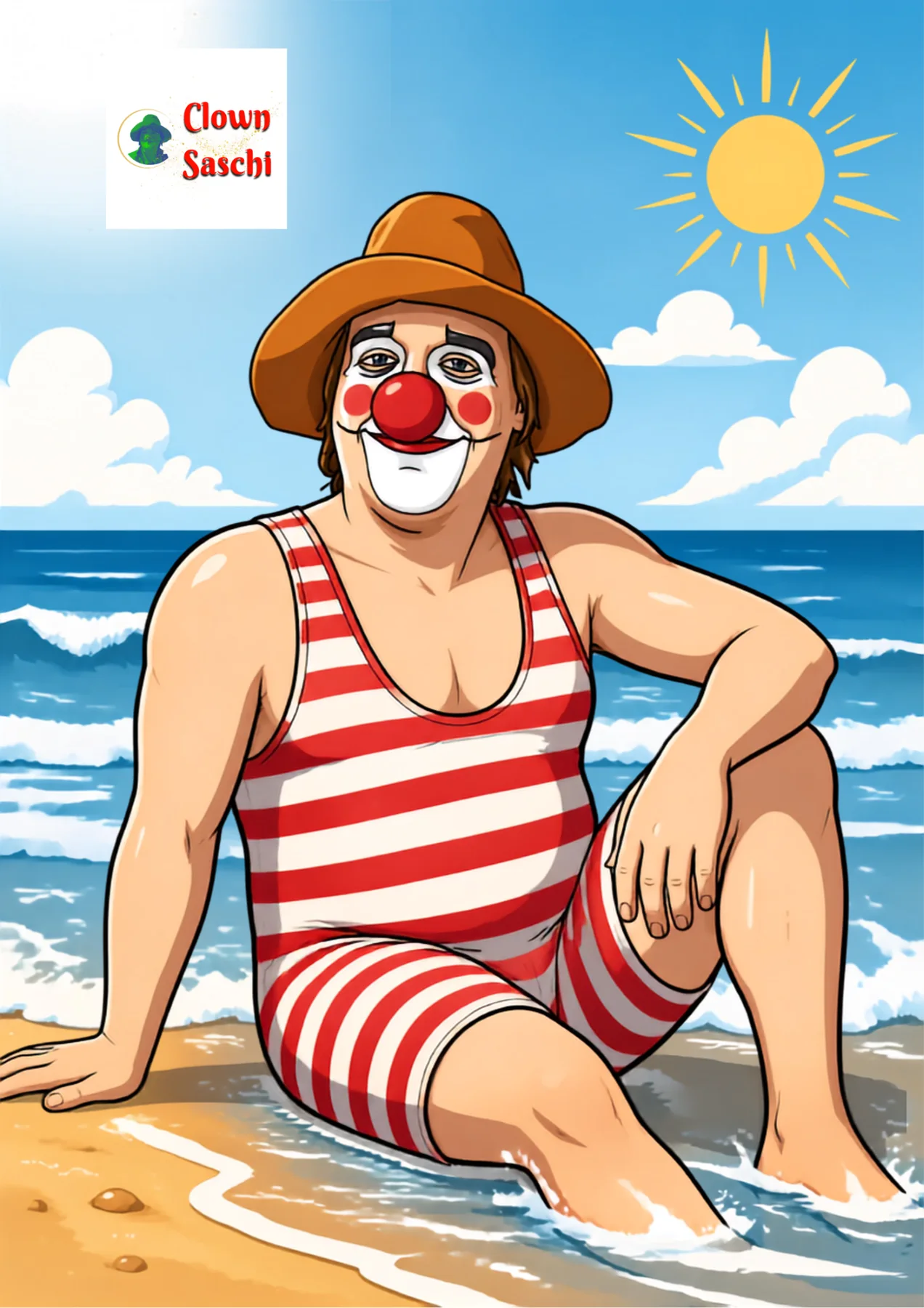 Sonnige Gr&uuml;&szlig;e sendet dir Clown Saschi vom KreativeValley.de!